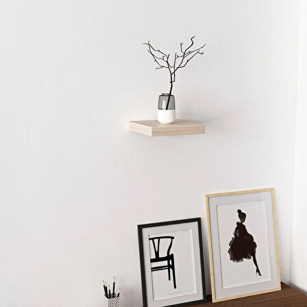 Minar Gizli Tutuculu Duvar Rafı 23 cm - Sonomo