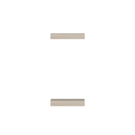 Minar Gizli Tutuculu 2'li Duvar Rafı 23 cm - Sonomo