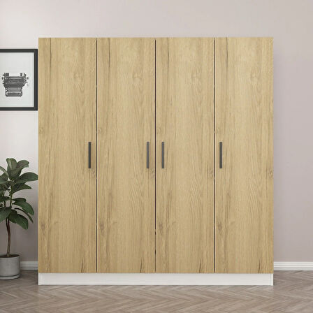 Kale 4 Kapaklı 2Ç Dolap - Pera Ceviz 190CM