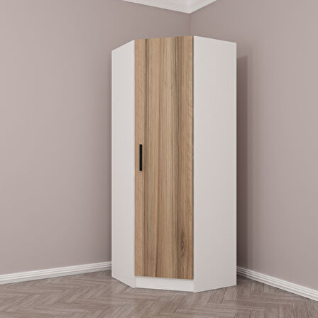 Kale Köşe Gövde Beyaz/Antrasit/Dore Beyaz/Dore - 190CM