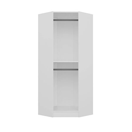 Kale Köşe Gövde Beyaz/Antrasit/Dore Beyaz/Dore - 190CM