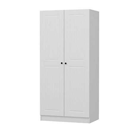 Kale 2 Mebran Kapaklı Dolap - Beyaz 190CM