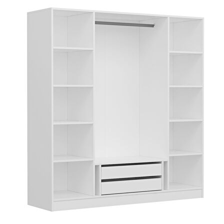 Minar Kale 180cm Giyinme Dolabı Beyaz - 190CM