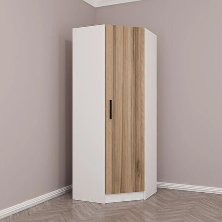 Kale Köşe Gövde Beyaz/Antrasit/Dore Beyaz/Dore - 210CM