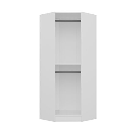 Kale Köşe Gövde Beyaz/Antrasit/Dore Beyaz/Dore - 210CM