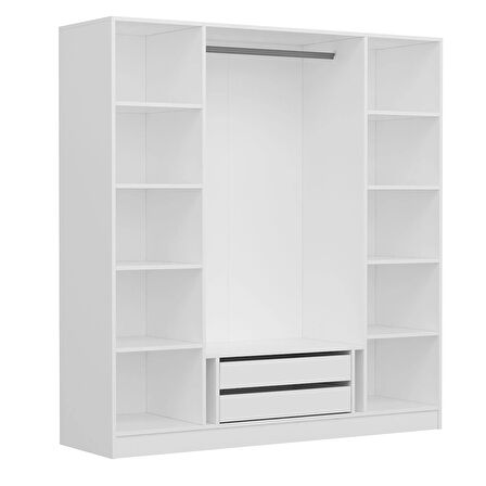 Minar Kale 180cm Giyinme Dolabı Beyaz - 210CM