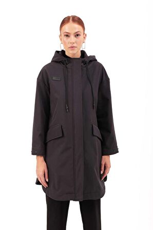 Kapüşonlu SoftShell Mont