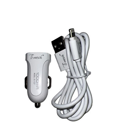 PDAteknoloji Lightning 1A Araç Şarj Cihazı DL-C17 - Beyaz