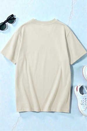 Unisex Rhude Leopar Baskılı Tasarım Tshirt