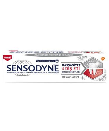 Sensodyne  Hassasiyet & Diş Eti Beyazlatıcı 75 Ml Diş Macunu