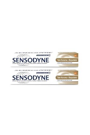 Sensodyne Diş Macunu Tam Koruma Beyazlatıcı 50 Ml 2'li Set T41830