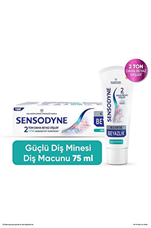 Sensodyne Diş Macunu Klinik Beyazlık Güçlü Diş Minesi 75 ml x 2 ADET