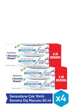 Çok Yönlü Koruma Diş Macunu 50 ml x 4 Adet