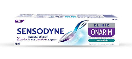 Sensodyne Klinik Onarım Derin Temizlik Diş Macunu 75 ml