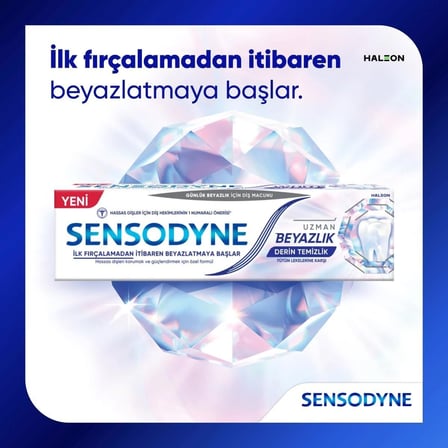 Sensodyne Uzman Beyazlık Derin Temizlik Diş Macunu 75 ml