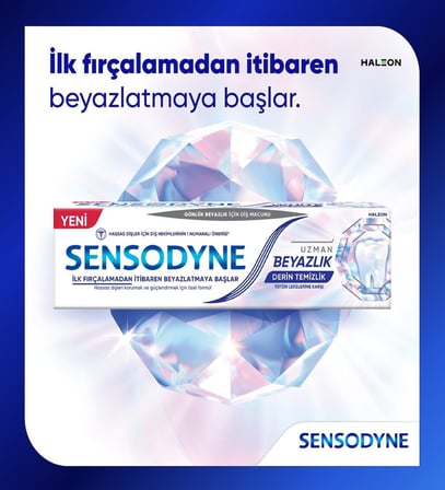 Sensodyne Tütün Lekelerine Karşı Uzman Beyazlık Derin Temizlik 75ml X2