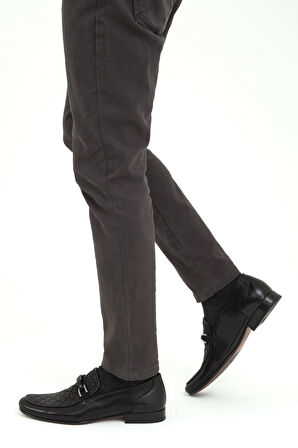 Tamer Tanca Erkek Hakiki Deri Siyah Makosen Ayakkabı 477 19707 K ERK AYK SYH ZMB BFL/SYH ORG