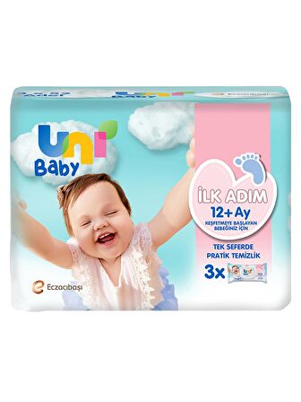 Uni Baby İlk Adım Islak Havlu  Mendil 52x6 312 Yaprak