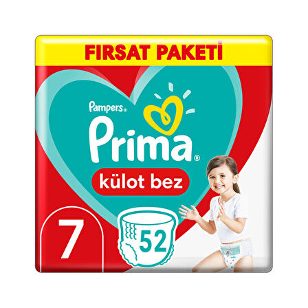 Prima Külot Bez Fırsat Paketi 7 Beden 52 Adet