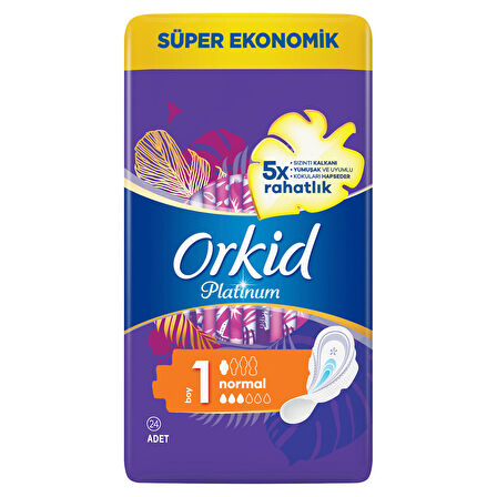 Orkid Platinum Süper Ekonomik Ped Normal 24x2 48 Adet