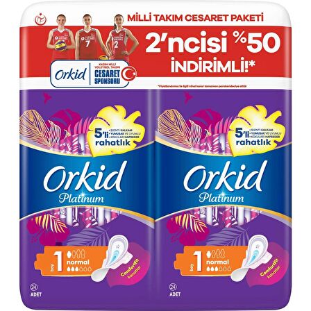 Orkid Platinum Normal Ped 48x3 144 Adet