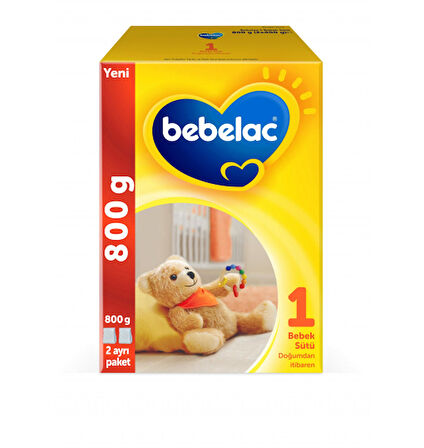 Bebelac 1 Bebek Sütü 800 gr 2'li Paket