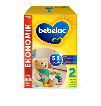 Bebelac 2 Devam Sütü 800 gr