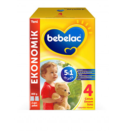 Bebelac 4 Devam Sütü 800 gr