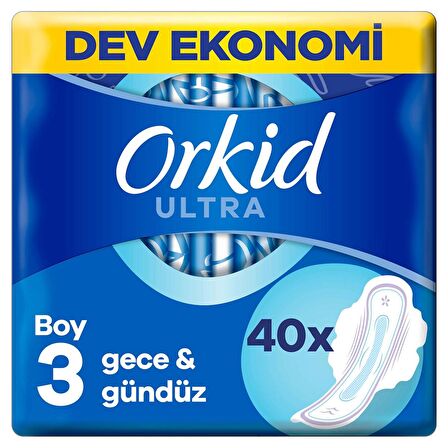 Orkid Ultra Extra Gece Ped Cesaret Paketi 40 Adet