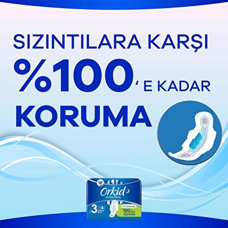 Orkid Ultra Extra Cesaret Paketi Gece Ped 36 Adet