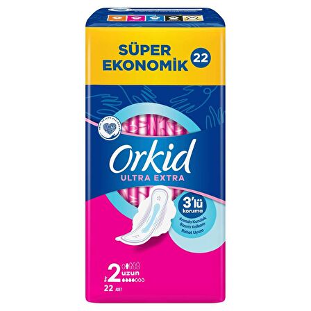 Orkid Ultra Extra Ped Uzun 22x5 110 Adet