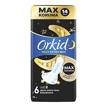 Orkid Ultra Gece Extra Max Ped 14x2 28 Adet