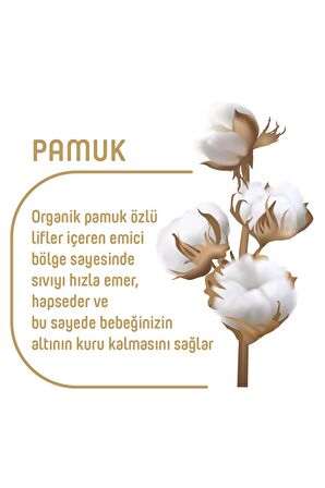 Pure Baby Organik Bebek Bezi Ekonomik Paket 4 Beden 100x3 300 Adet