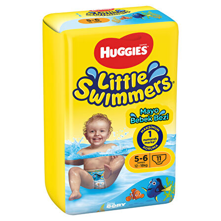 Huggies Little Swimmers Mayo Bebek Bezi 5-6 Yaş 11x5 55 Adet