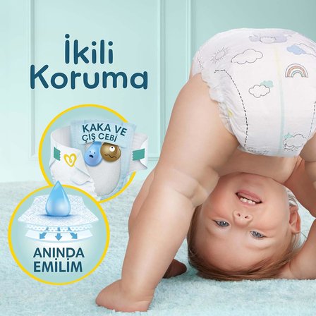 Prima Premium Care 7 Beden Bebek Bezi Ekonomik Paket 30x4 120 Adet