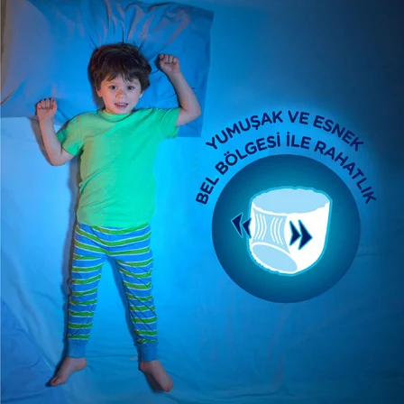 Huggies Drynites Erkek 8-13 Yaş Emici Gece Külodu 30-48 Kg 9x2 18 Adet