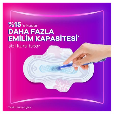 Orkid Platinum Uzun Ped Süper Ekonomik Paket 18 Adet