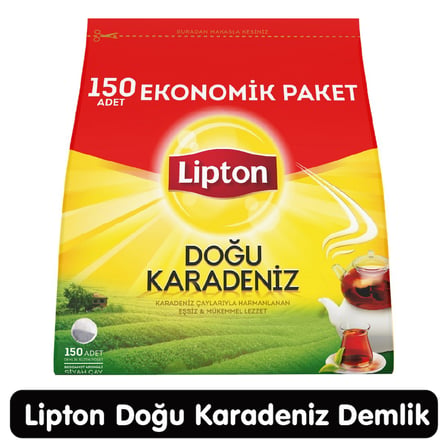 Lipton Doğu Karadeniz Demlik Poşet Çay 150 Adet