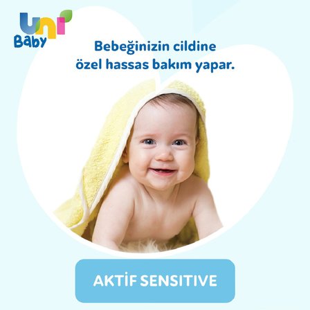 Uni Baby Aktif Sensitive Islak Mendil 18x52 936 Yaprak