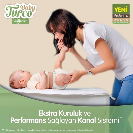 Baby Turco Doğadan 4 Beden Bebek Bezi Avantaj Paketi Pofuduk 100x2 200 Adet