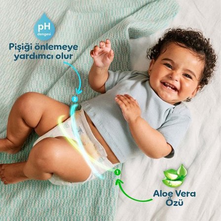 Prima 4 Beden Aktif Bebek Bezi Süper Paket 52x4 208 Adet