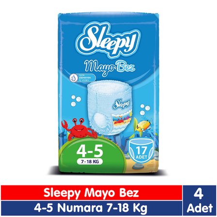 Sleepy Mayo Bez 4-5 Numara 17x4 68 Adet