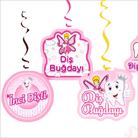 İlk Dişim 6'lı Tavan SüSü, 70 cm - Pembe