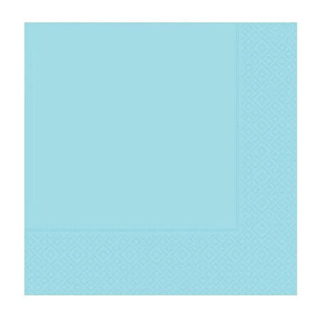 Peçete, Mavi - 33  x 33 cm - 20 Adet