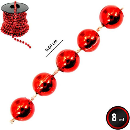 Zincir Boncuk KIRMIZI