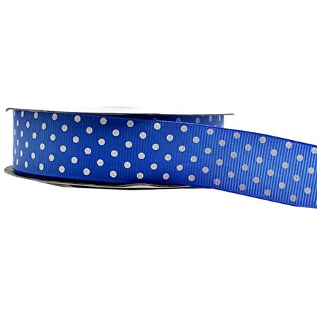 Grogren Kurdele, 2,5 cm x 23 mt - Renk Seçenekli Puanlı -  MAVİ