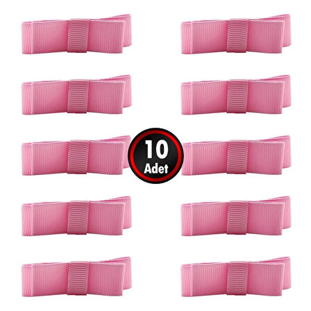 Grogren Fiyonk, 5,5 x 1,5 cm - 10 Adet - Renk Seçenekli - PEMBE
