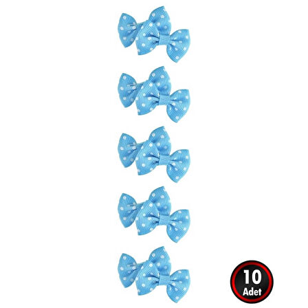 Grogren Papyon Fiyonk, 3 x 1,5 cm - 10 Adet - Renk Seçenekli - MAVİ