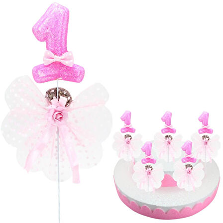 1 Yaş Lavantalı Çubuk Süs, Pembe