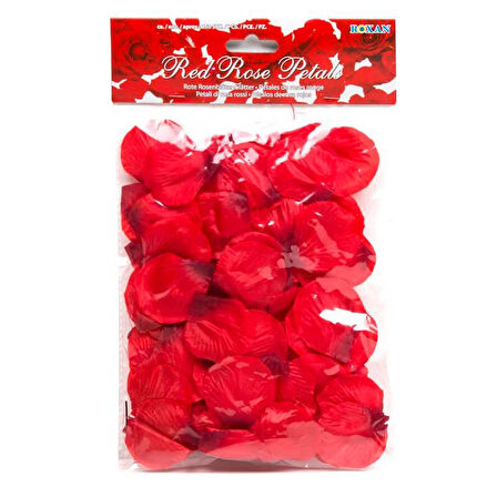 Yapay Gül Yaprakları, 500 Adet - Kırmızı